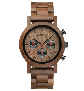 immagine orologio di legno zartholz