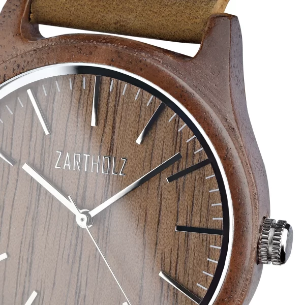 immagine orologio di legno zartholz