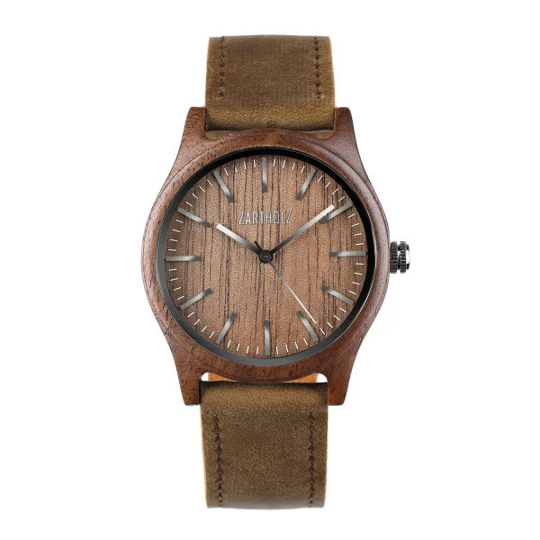 immagine orologio di legno zartholz