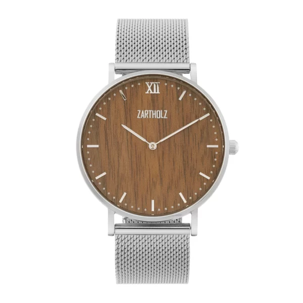 immagine orologio di legno zartholz