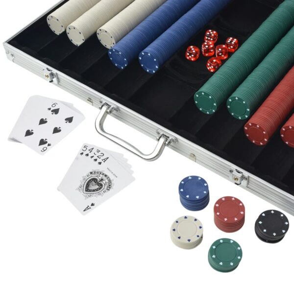 Set da Poker con 1000 Chips in Alluminio- set 2