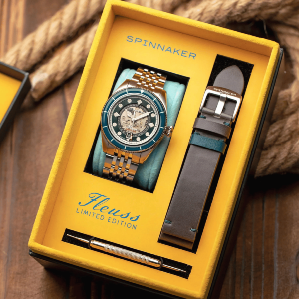 Orologio Da Uomo Automatico SPINNAKER FLEUSS TEAL