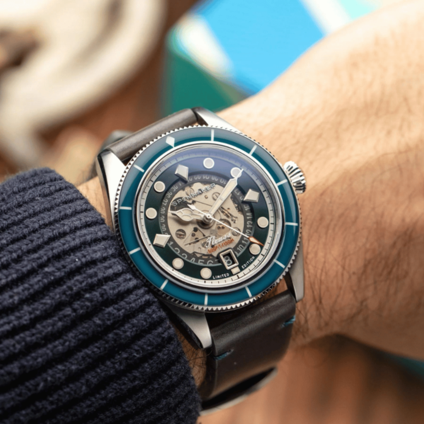 Orologio Da Uomo Automatico SPINNAKER FLEUSS TEAL