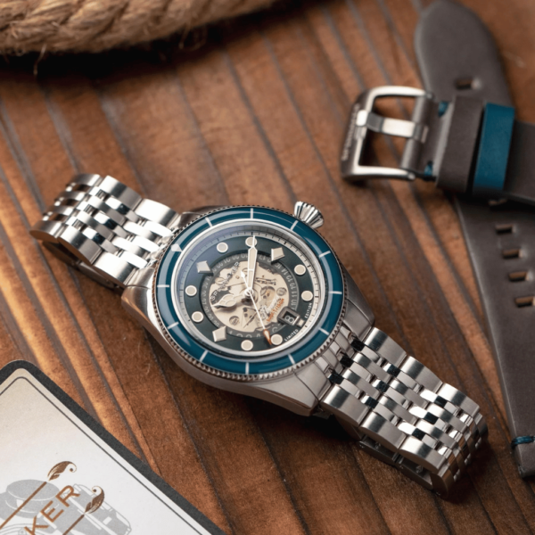 Orologio Da Uomo Automatico SPINNAKER FLEUSS TEAL