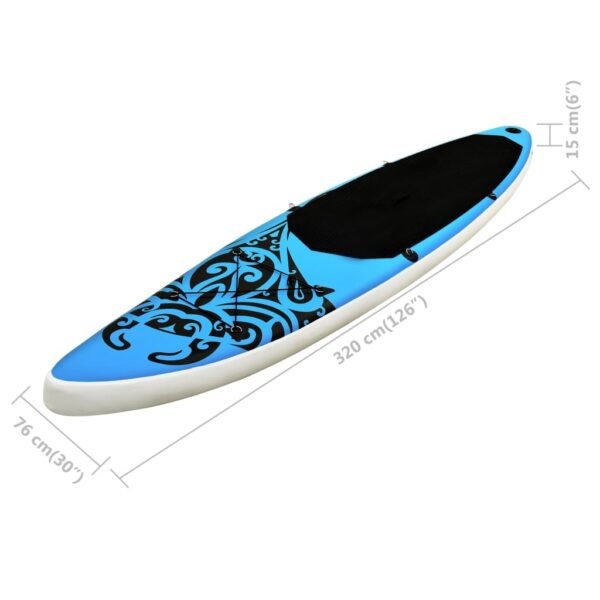 Set Tavola SUP Paddle Board Gonfiabile Blu