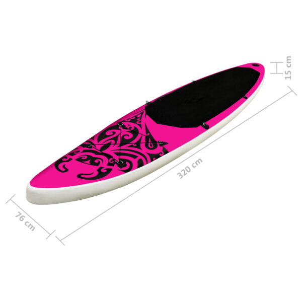 Set Tavola SUP Paddle Board Gonfiabile Rosa