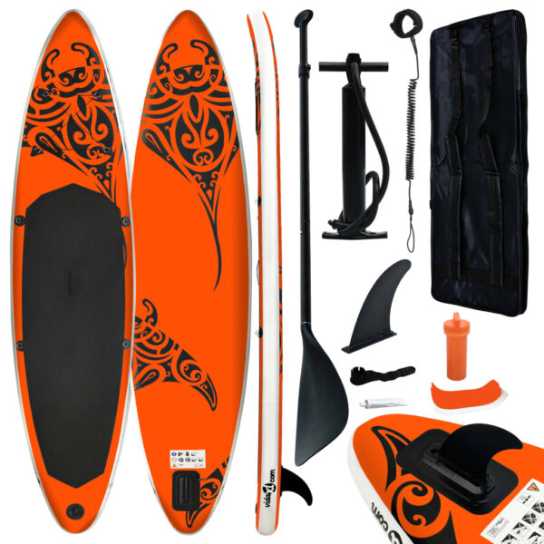 Set Tavola SUP Paddle Board Gonfiabile Arancione