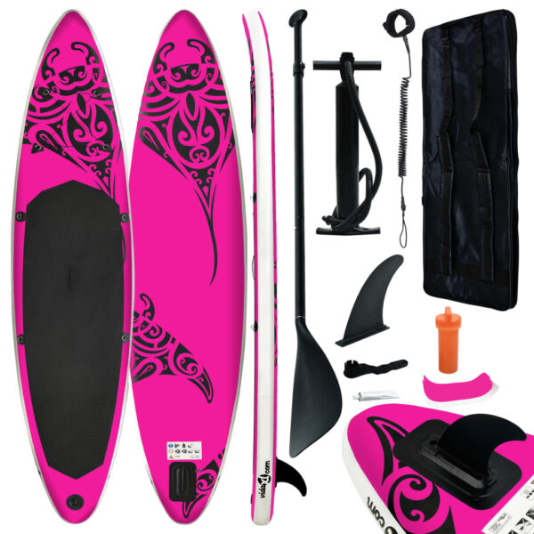 Set Tavola SUP Paddle Board Gonfiabile Rosa