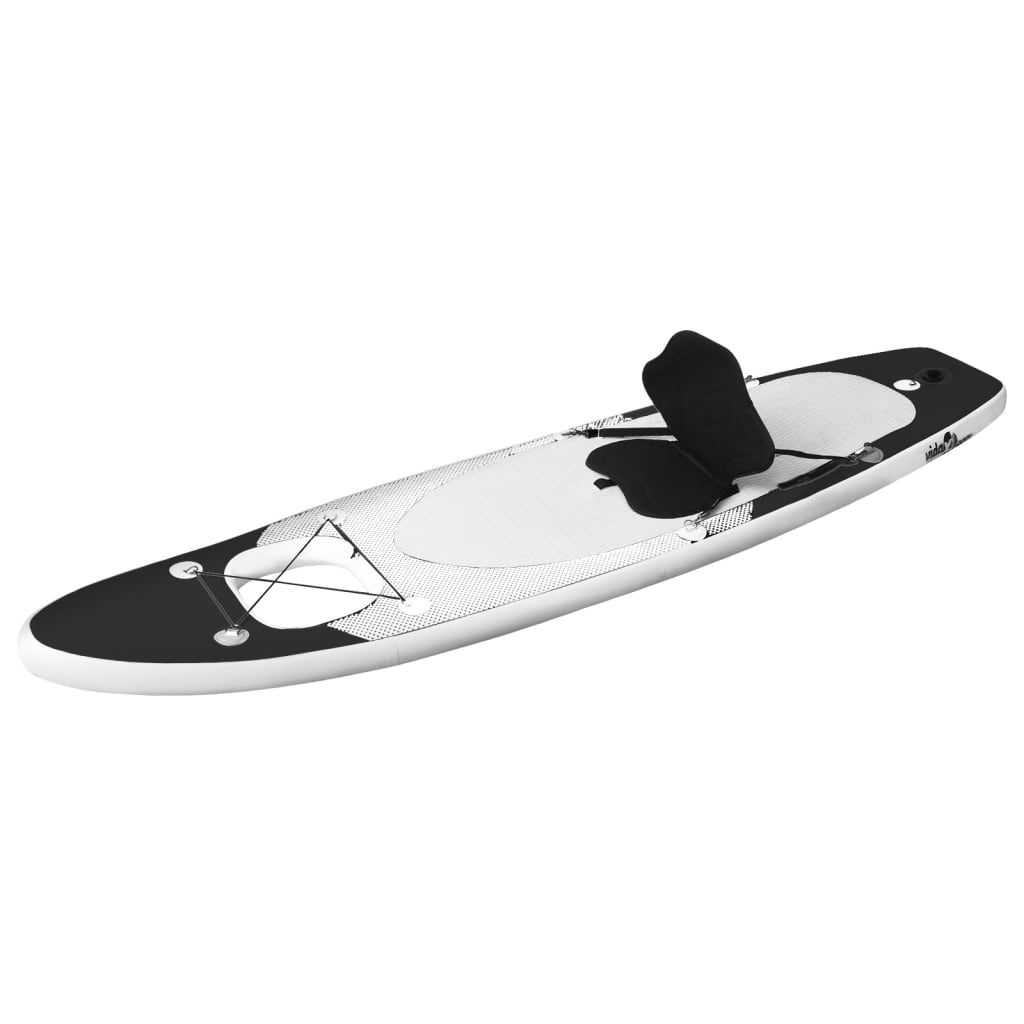 Set Tavola SUP Paddle Board Gonfiabile Nera