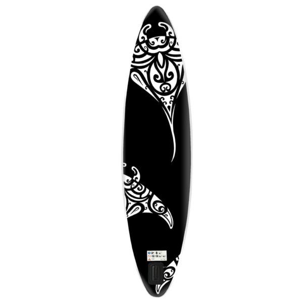 Set Tavola SUP Paddle Board Gonfiabile nero