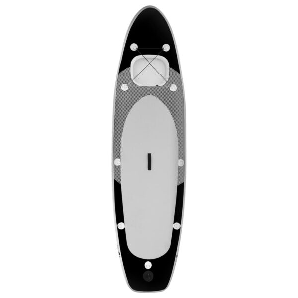 Set Tavola SUP Paddle Board Gonfiabile Nera