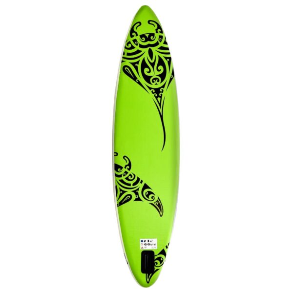 Set Tavola SUP Paddle Board Gonfiabile Verde