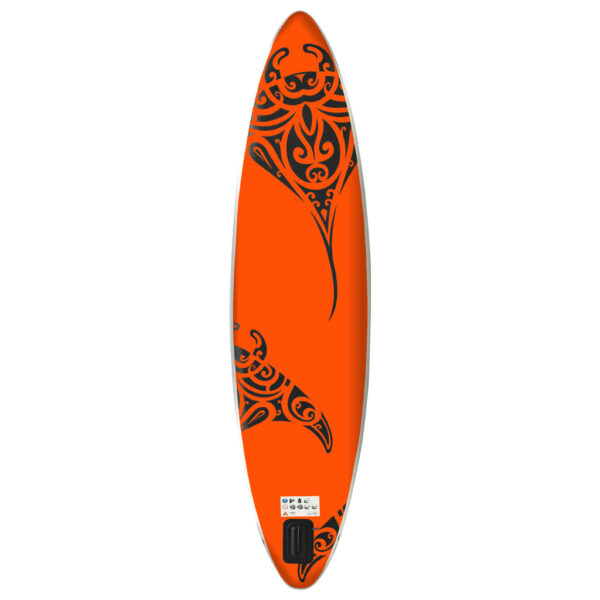 Set Tavola SUP Paddle Board Gonfiabile Arancione