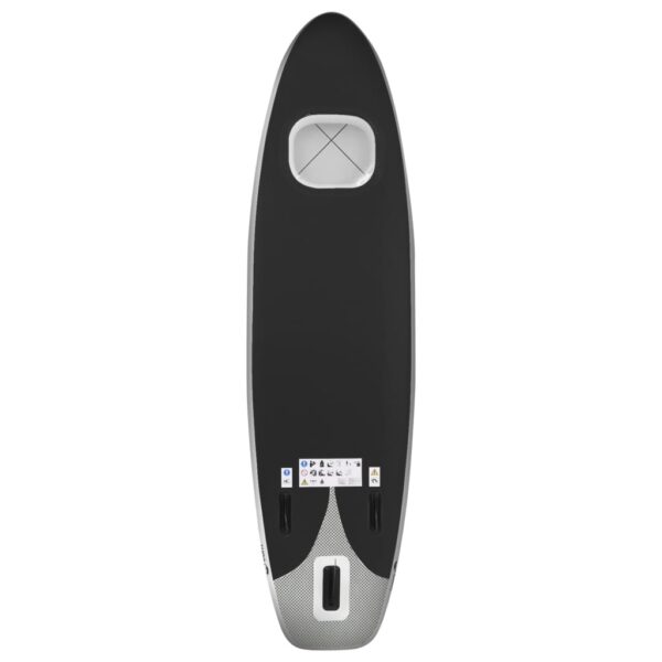 Set Tavola SUP Paddle Board Gonfiabile Nera