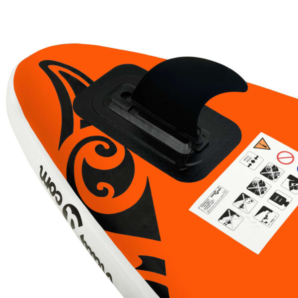 Set Tavola SUP Paddle Board Gonfiabile Arancione