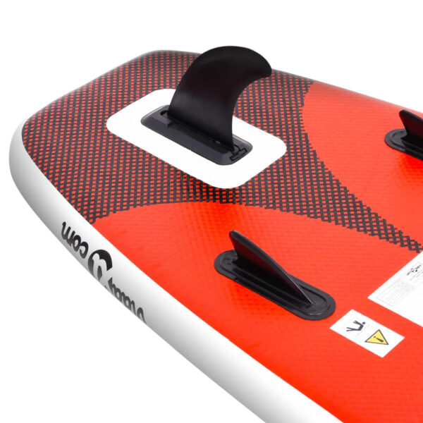 Set Tavola SUP Paddle Board Gonfiabile Rossa