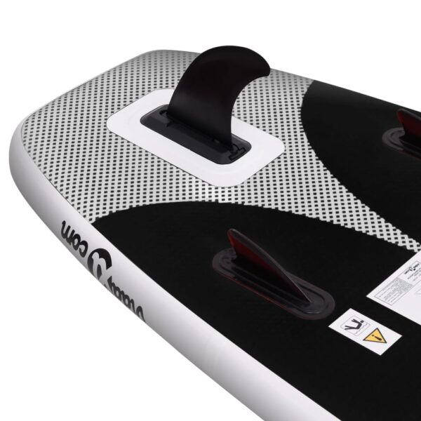 Set Tavola SUP Paddle Board Gonfiabile Nera