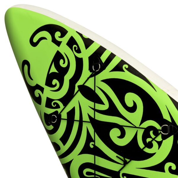 Set Tavola SUP Paddle Board Gonfiabile Verde