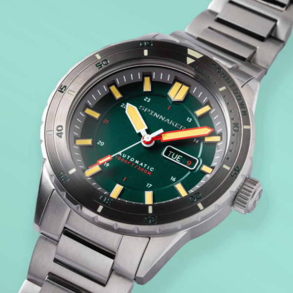 Orologio da uomo automatico SPINNAKER HASS KELP GREEN SP-5099-55