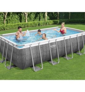 Bestway Power Steel Set Piscina Rettangolare 488x244x122 cm